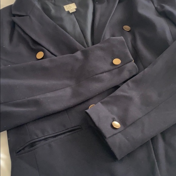 A New Day Navy Blue Blazer, Gold Buttons - Picture 8 of 8